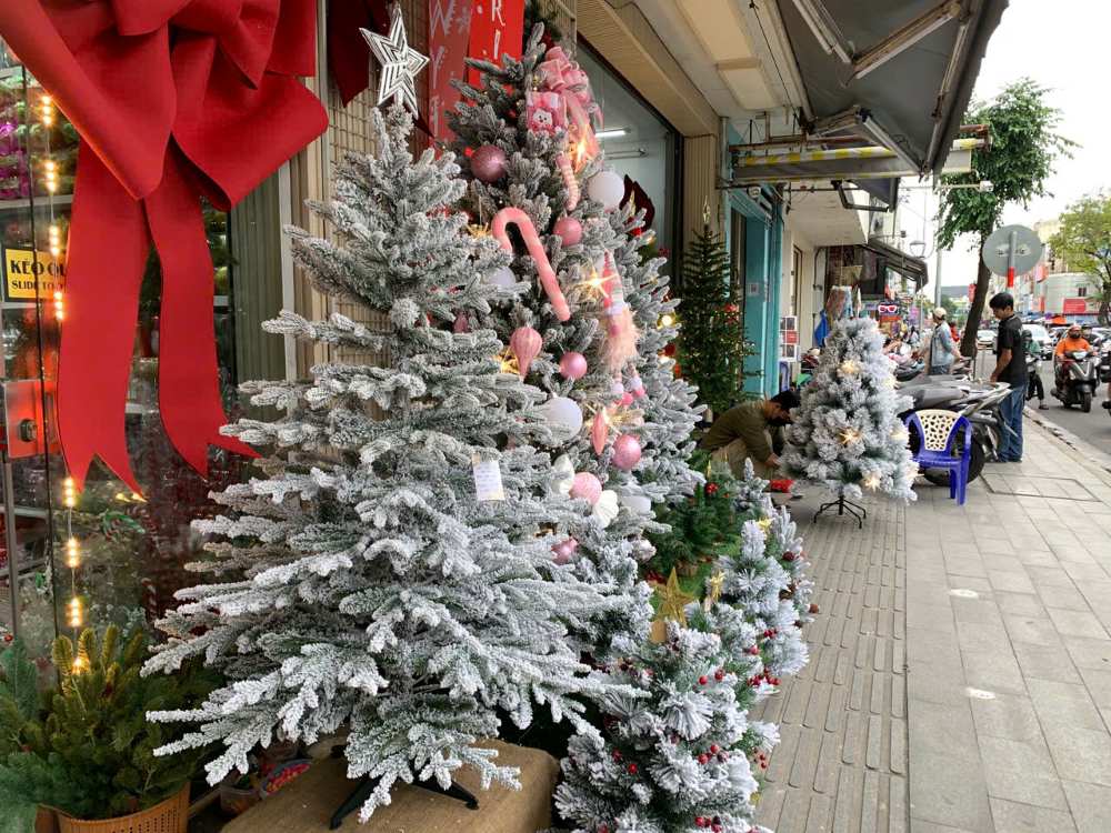 Tuy mặt hàng đa dạng, song lượng khách vẫn thưa thớt. Ảnh: Thanh Huyền