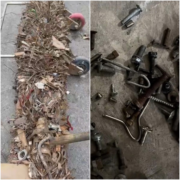 Nhung chiec dinh, oc vit do chi Thu hut duoc. Anh: Nhan vat cung cap