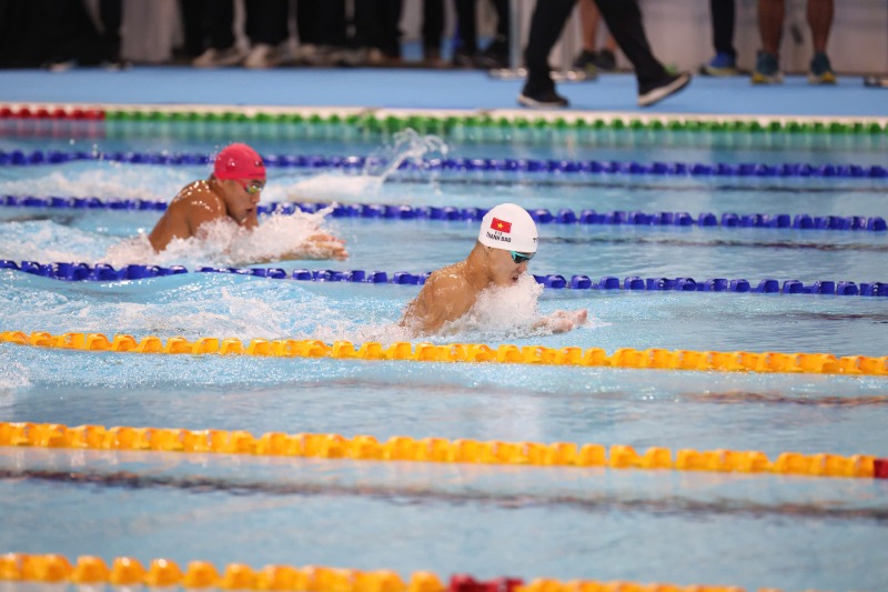 The Vietnamese swimming team will compete in a number of important events at the 33rd SEA Games. Photo: Minh Dan