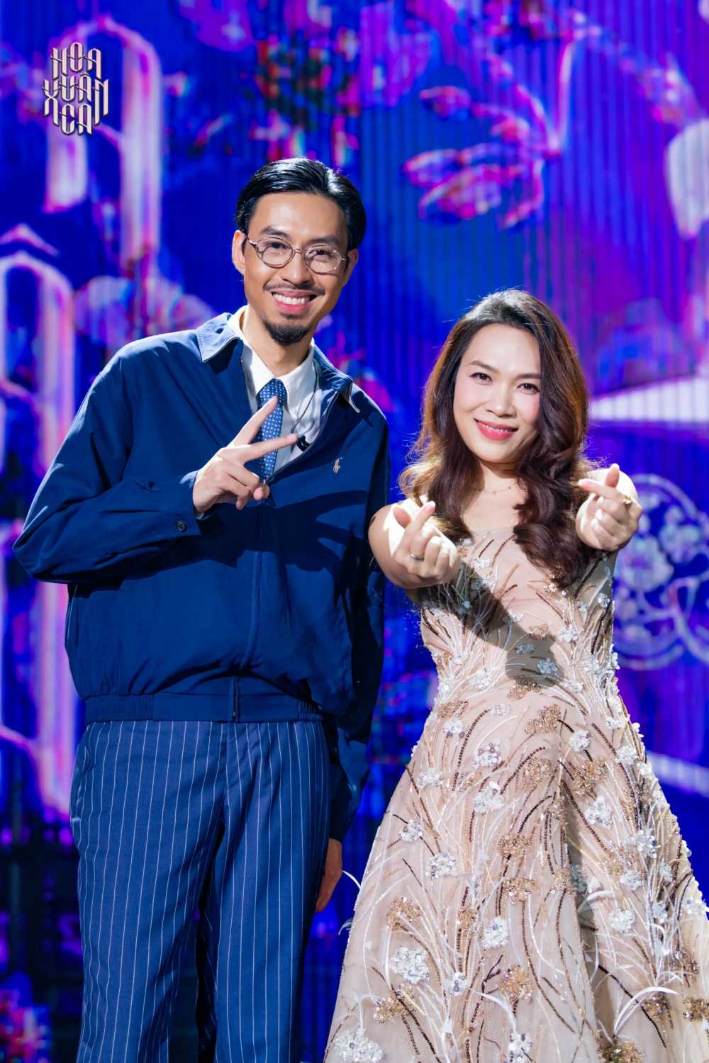 Den Vau va My Tam trong chuong trinh “Hoa xuan ca“. Anh: VTV.