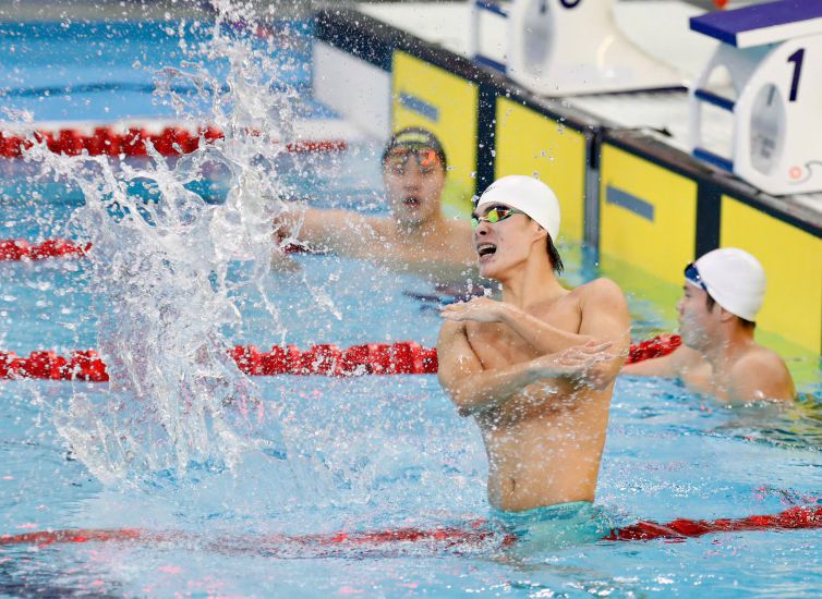 The Vietnamese swimming team continues to win the Gold Medal at the 33rd SEA Games. Photo: Minh Dan