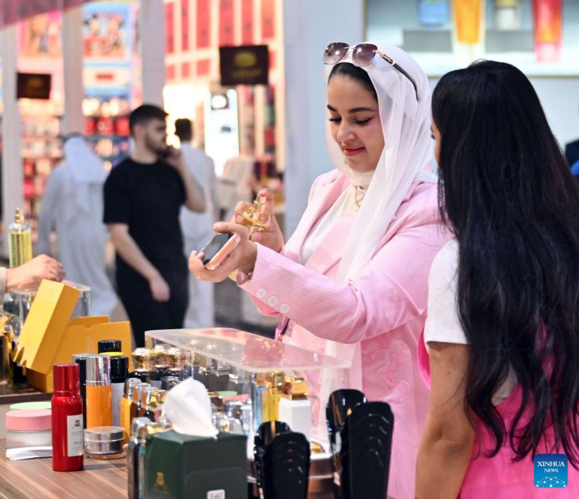 Perfume exhibition in Hawalli, Kuwait in October 2025. Photo: Xinhua
