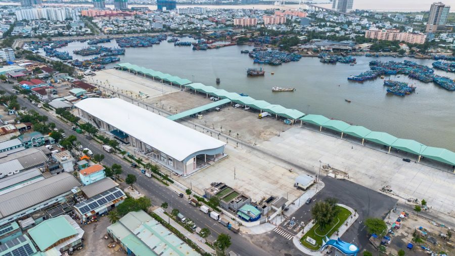 Cang ca Tho Quang da duoc nang cap hien dai. Anh: Tran Thi