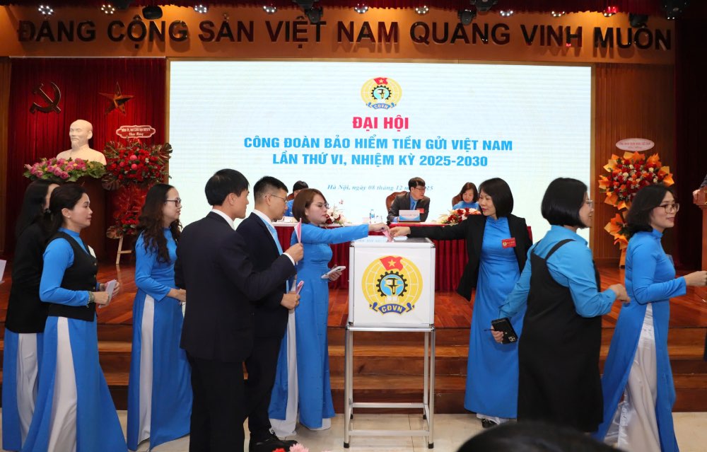 Cac cap cong doan tich cuc to chuc dai hoi cong doan cac cap nhiem ky 2025-2030. Anh: Ha Anh