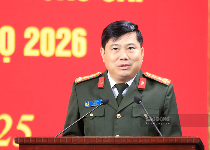Colonel Vu Van Dau - Director of Dien Bien Provincial Police. Photo: Quang Dat