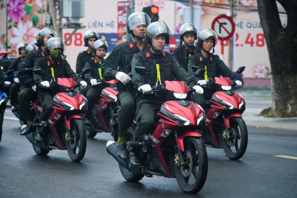 Da Nang launched a campaign to suppress crime, not allowing a hot spot to arise. Photo: Tran Thi
