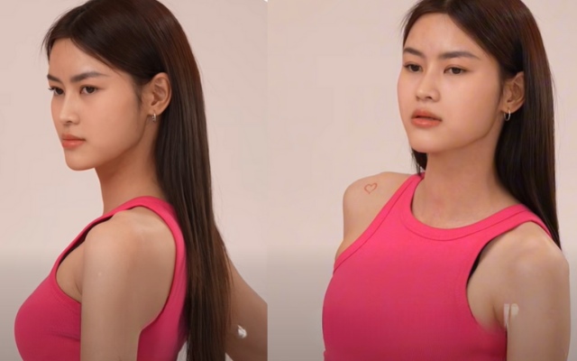 Ngo Thi Huong trong cuoc thi Vietnam Next Top Model 2025. Anh: Cat tu video.