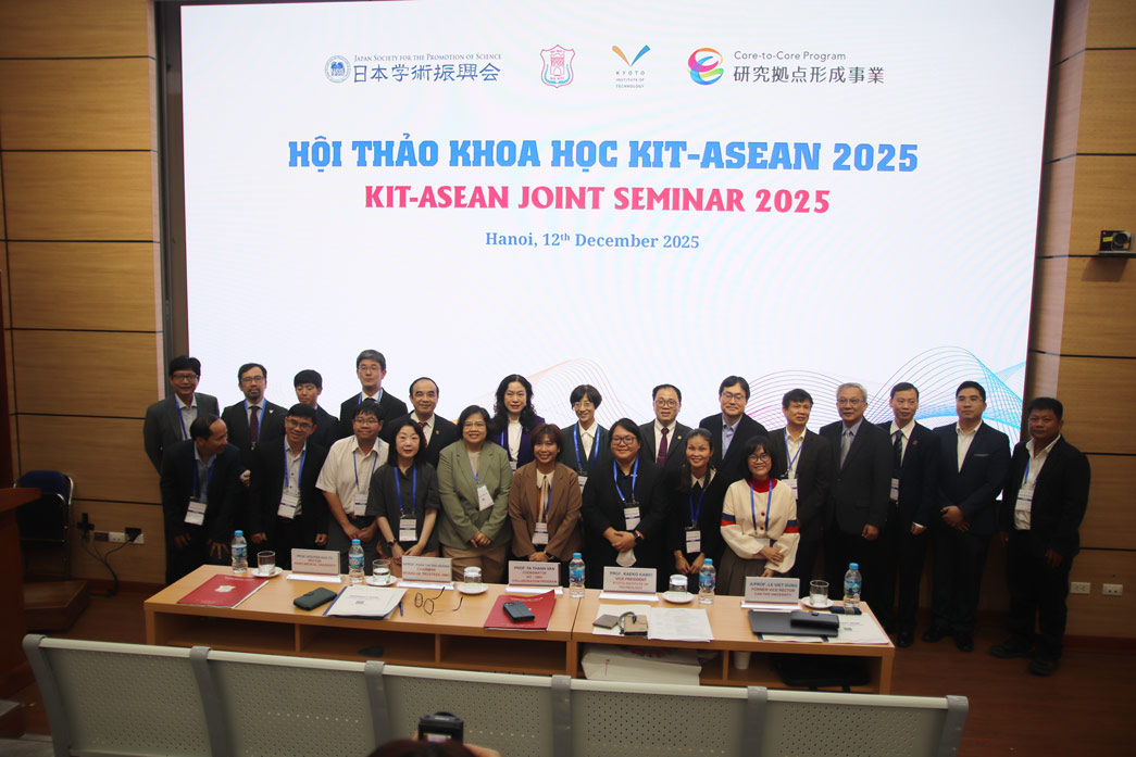 Cac chuyen gia, khach moi tham gia Hoi thao Khoa hoc KIT-ASEAN 2025. Anh: Minh Chau