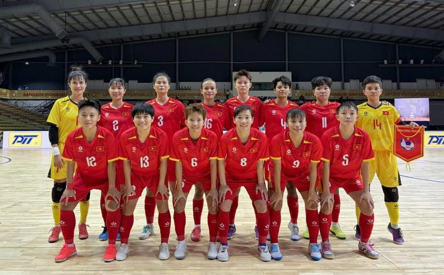 The Vietnam futsal team competed at the 33rd SEA Games. Photo: Quoc Khanh