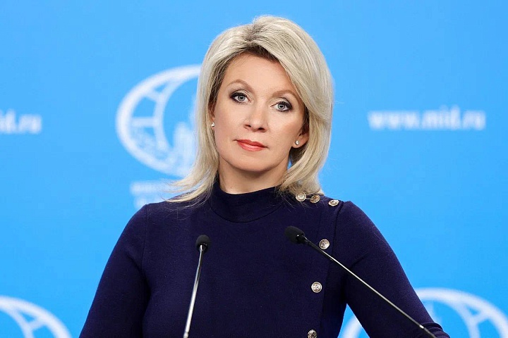 Nguoi phat ngon Bo Ngoai giao Nga Maria Zakharova. Anh: Bo Ngoai giao Nga