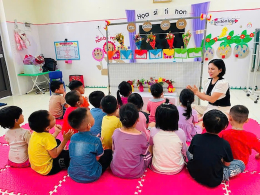 6 – 8 tuoi la giai doan quan trong de tre phat trien su tu tin cua minh. Anh: Duc Van