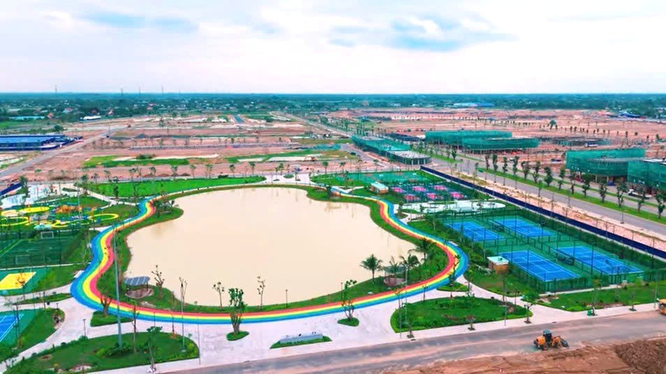 Tinh den thang 12.2025, nhieu tien ich tai Vinhomes Green City da dan hoan thien
