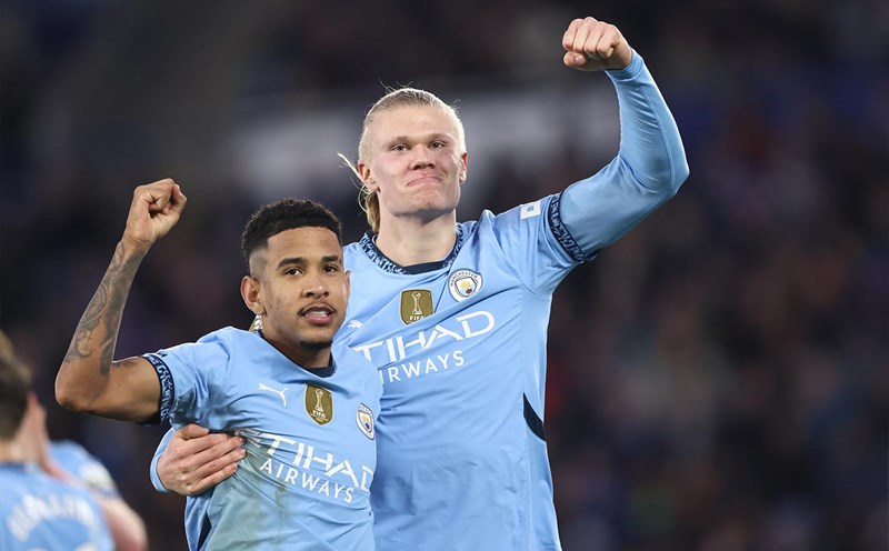 Man City van phu thuoc rat nhieu vao Haaland. Anh: AFP