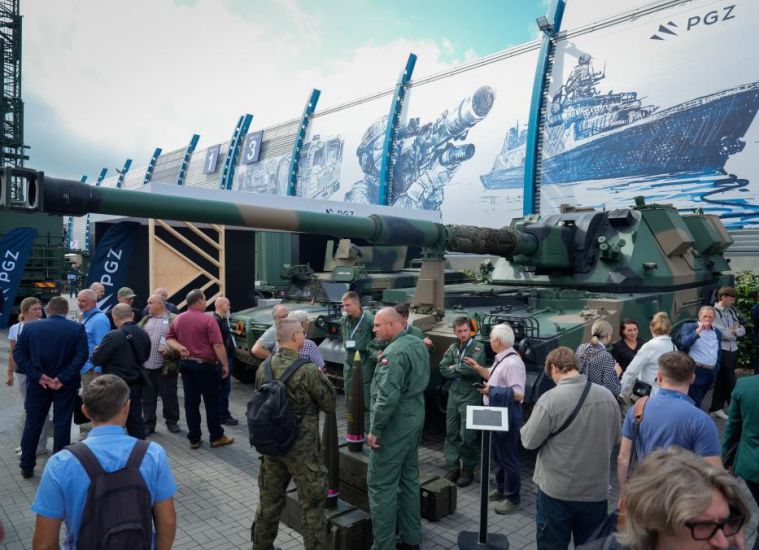 The 33rd International Defense Industry Exhibition in Kielce, Poland, on September 3, 2025. Photo: Xinhua