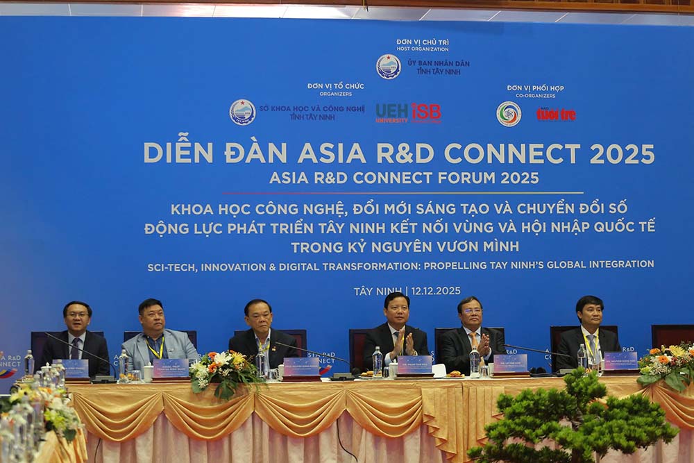 Delegates attending the 2025 Asia R&D Connect international forum. Photo: Anh Huy