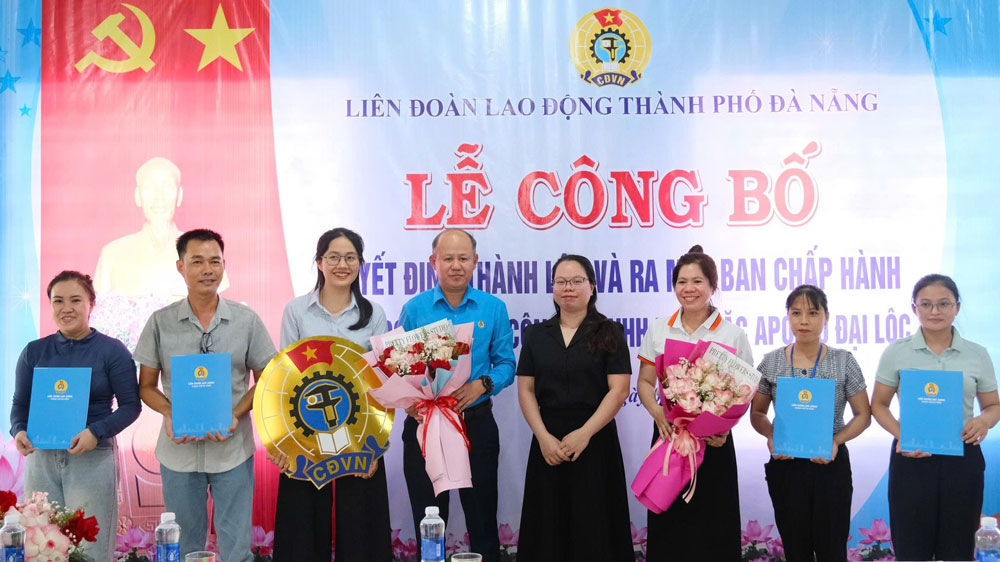 Da Nang Trade Union aims to increase at least 120,000 union members in the new term. Photo: Da Nang Trade Union.