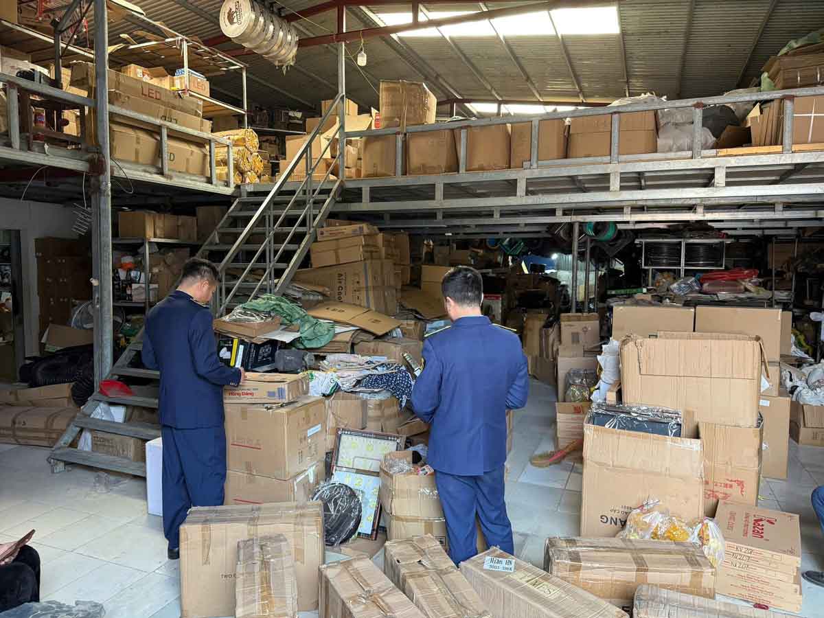 Evidence of the violation. Photo: Ninh Binh Province Market Management Department