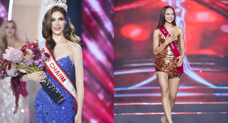 Mai Ngo stopped at the top 12, representing Venezuela at Miss Charm 2025. Photo: Organizing Committee.