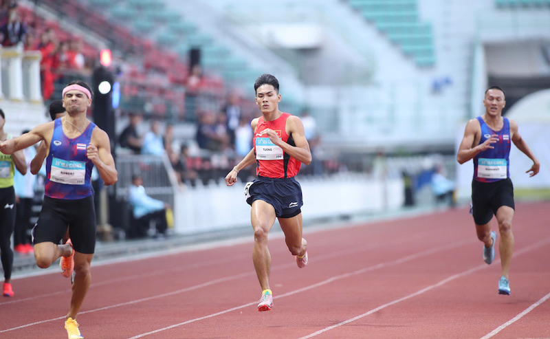 The Vietnamese sports delegation continues to compete at the 33rd SEA Games. Photo: Minh Anh