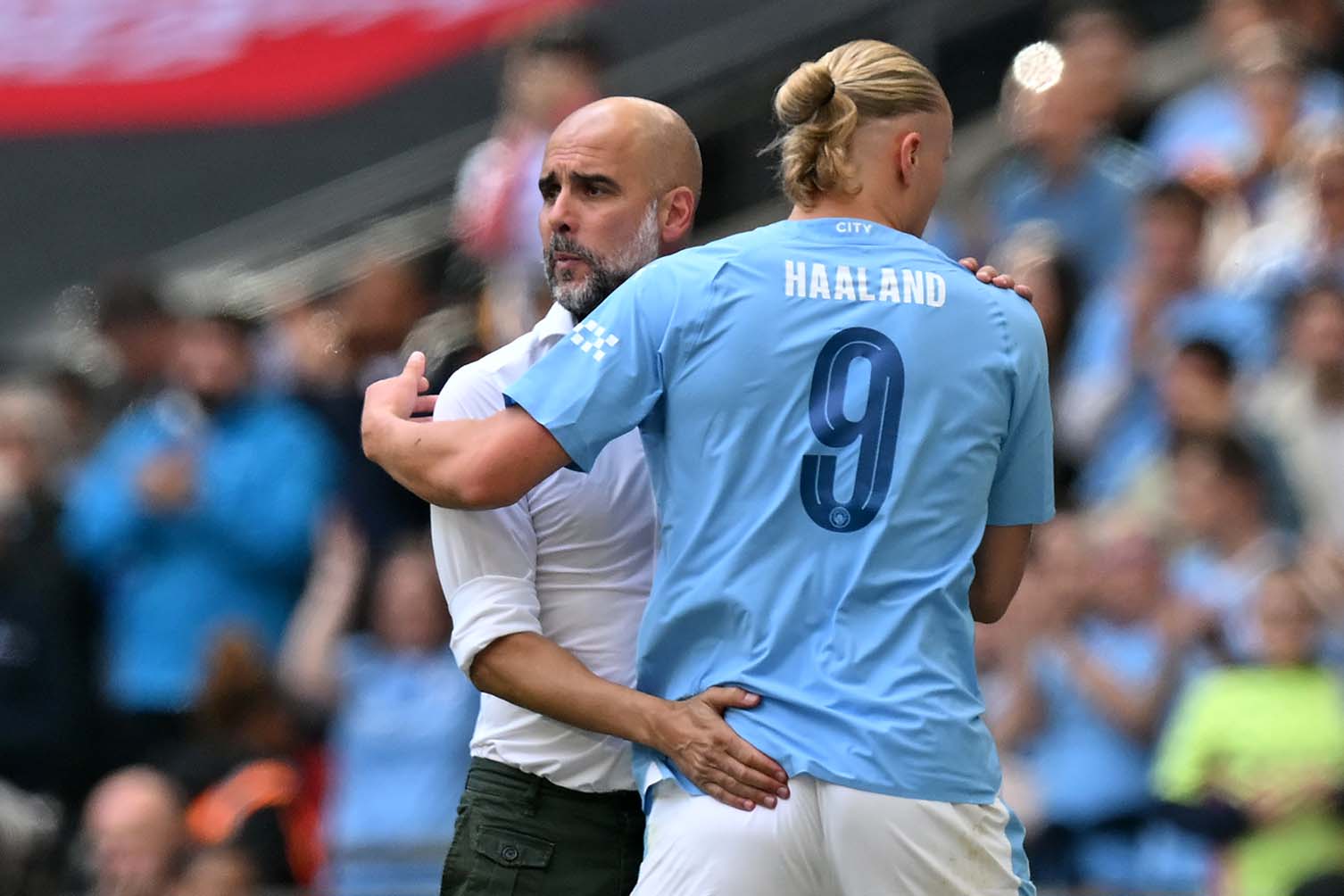 Van chua ro lieu Haaland co gan bo voi Man City lau dai hay khong. Anh: AFP