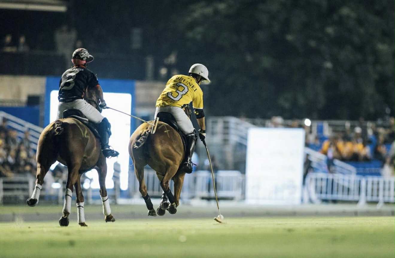 Hoang tu Brunei thi dau tai SEA Games 33. Anh: Chup tu trang ca nhan