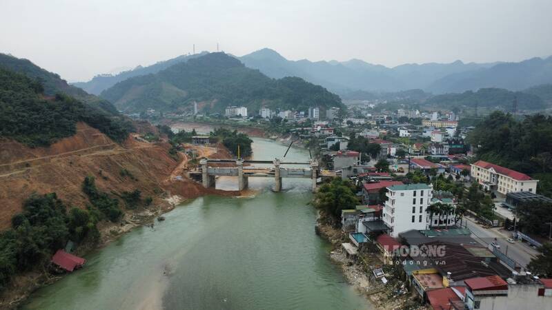 Water dam project in the North of Tuyen Quang province. Photo: Viet Bac