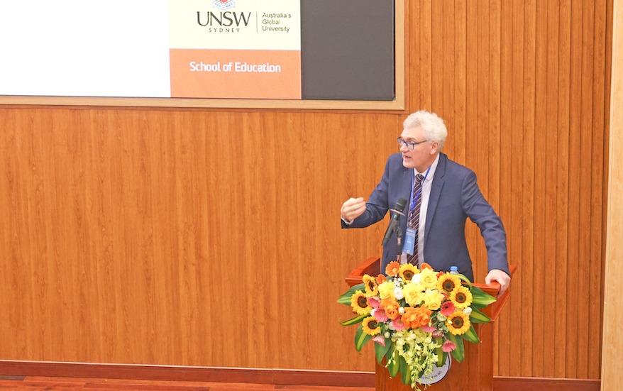 Chuyen gia chia se tai hoi thao. Anh: BTC