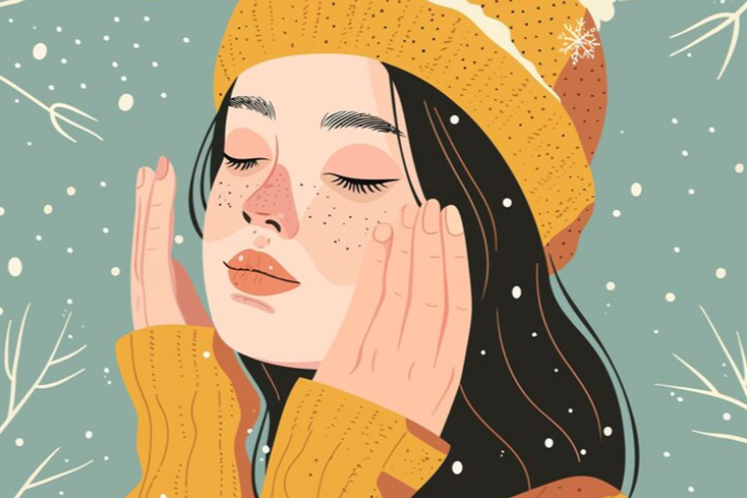 Experts explain the phenomenon of oily skin but still dry in cold weather. Graphics: Thien Nhan