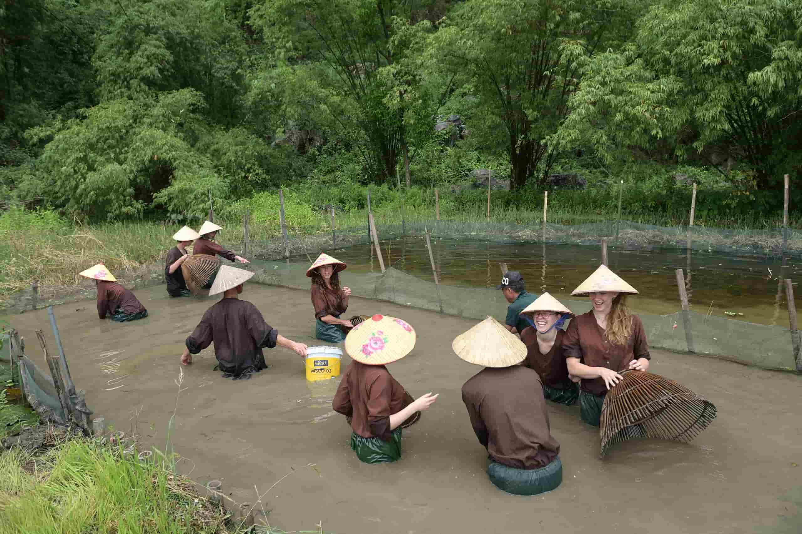Experiential tours in rural areas in Ninh Binh attract a large number of international tourists. Photo: Dinh Minh