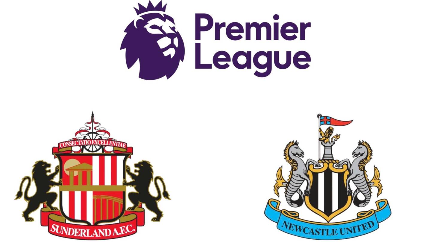 Sunderland against Newcastle in the Premier League. Graphics: Van An