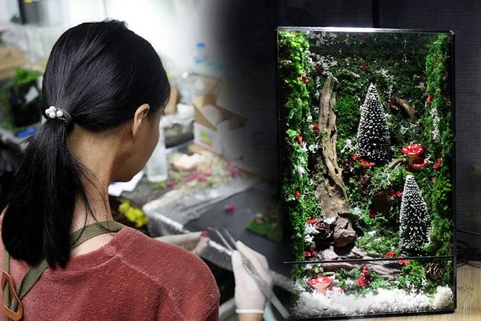 Unique Christmas gift boxes made from special hands