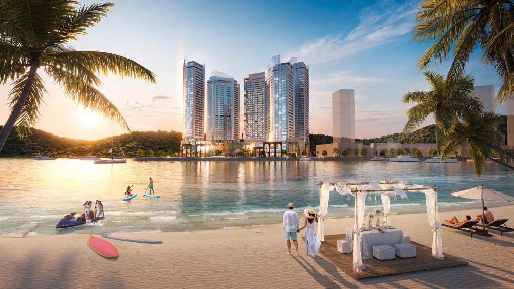 The high-end resort tourism complex on the shore of Bai Tu Long Bay will be inaugurated on December 19, 2025. Photo: Everland Group.