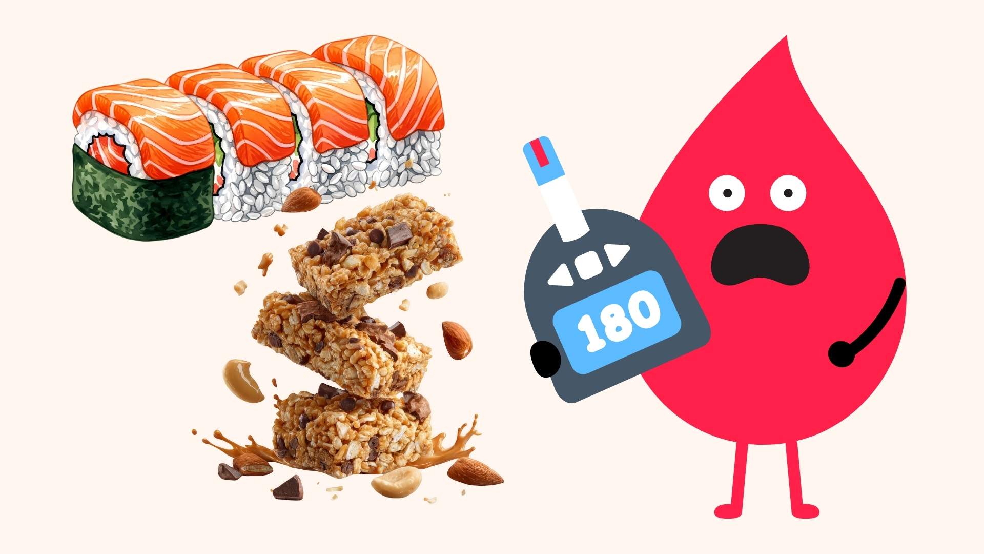 Not sweets, the foods below cause blood sugar to spike. Graphics: Linh Dan