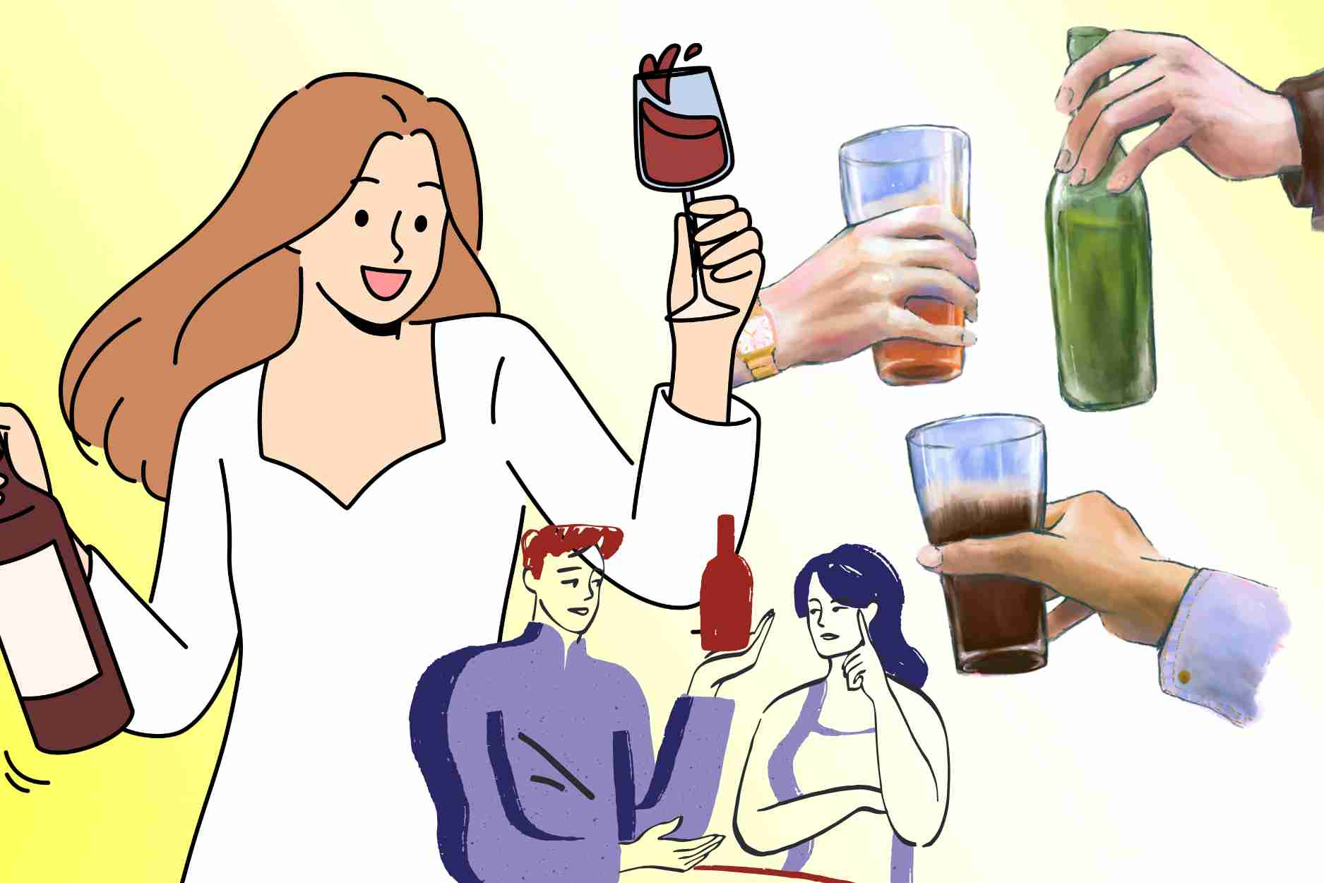 Safe solutions for drinking alcohol for people with high uric acid in winter