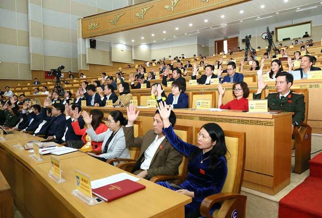 HDND Hung Yen thong qua nghi quyet thu - chi ngan sach nam 2026. Anh: Cong TTDT tinh Hung Yen