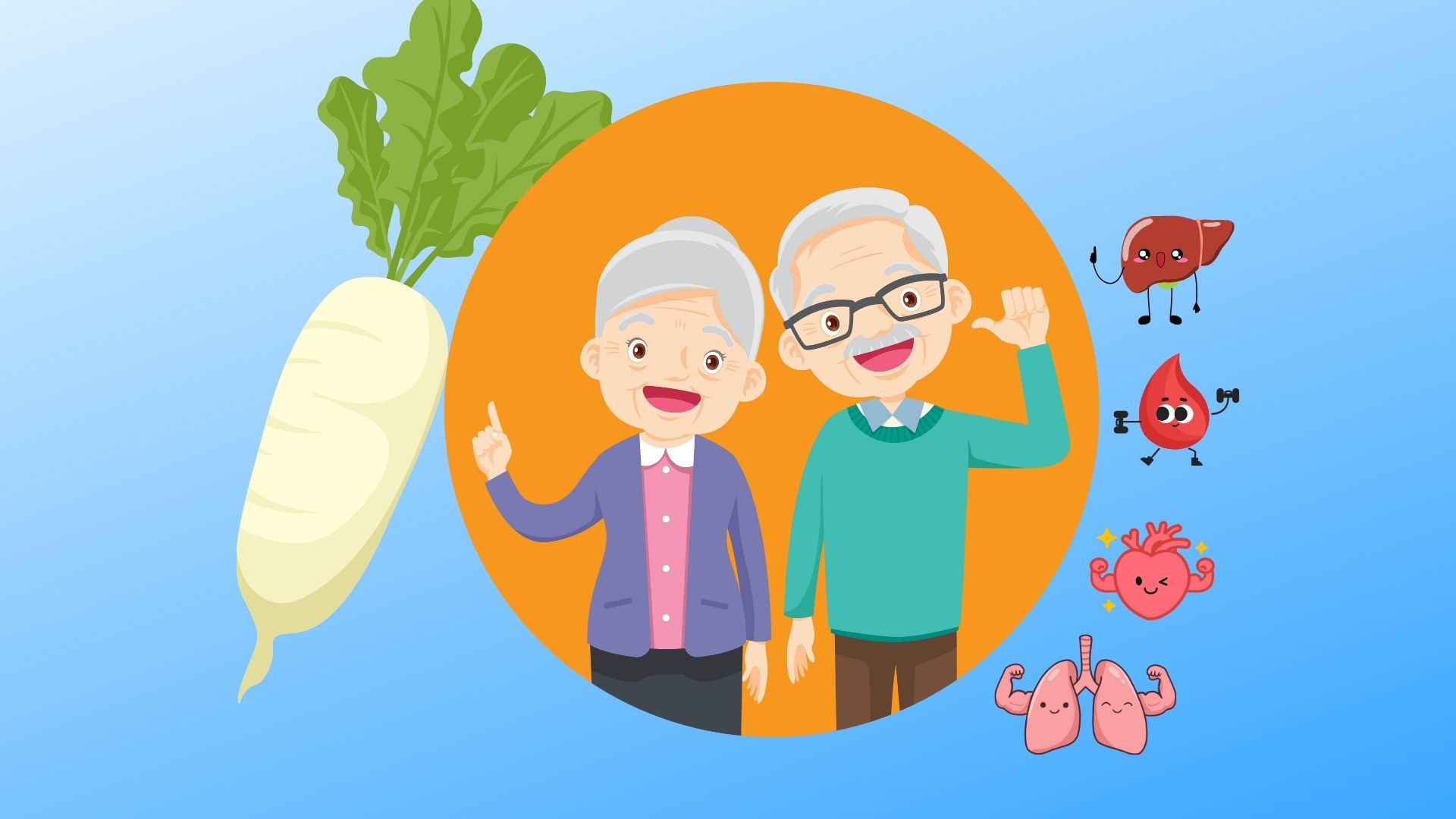 3 ways to eat white radish to help the elderly improve their health every day.