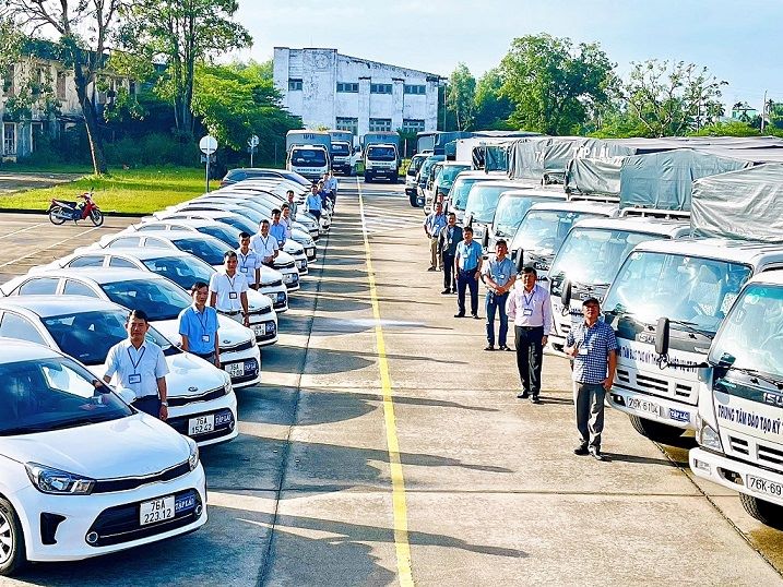 The Quang Ngai Transport Technical Training Center is operating effectively. Photo: Vien Nguyen