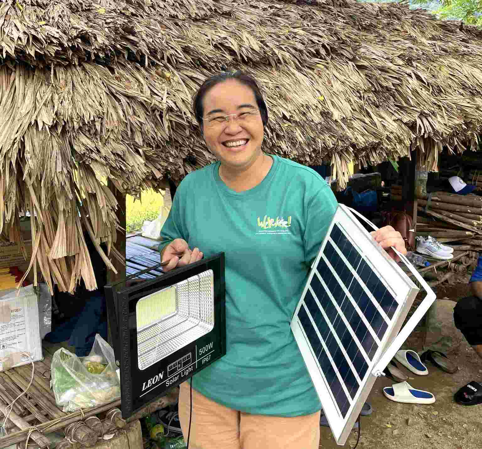 Bà Đỗ Thị Nga, người khởi xướng Dự án Nuôi em Nghệ An. Ảnh: Dự án Nuôi em Nghệ An