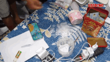 The drugs discovered during a search of the subject's residence. Photo: Thanh An