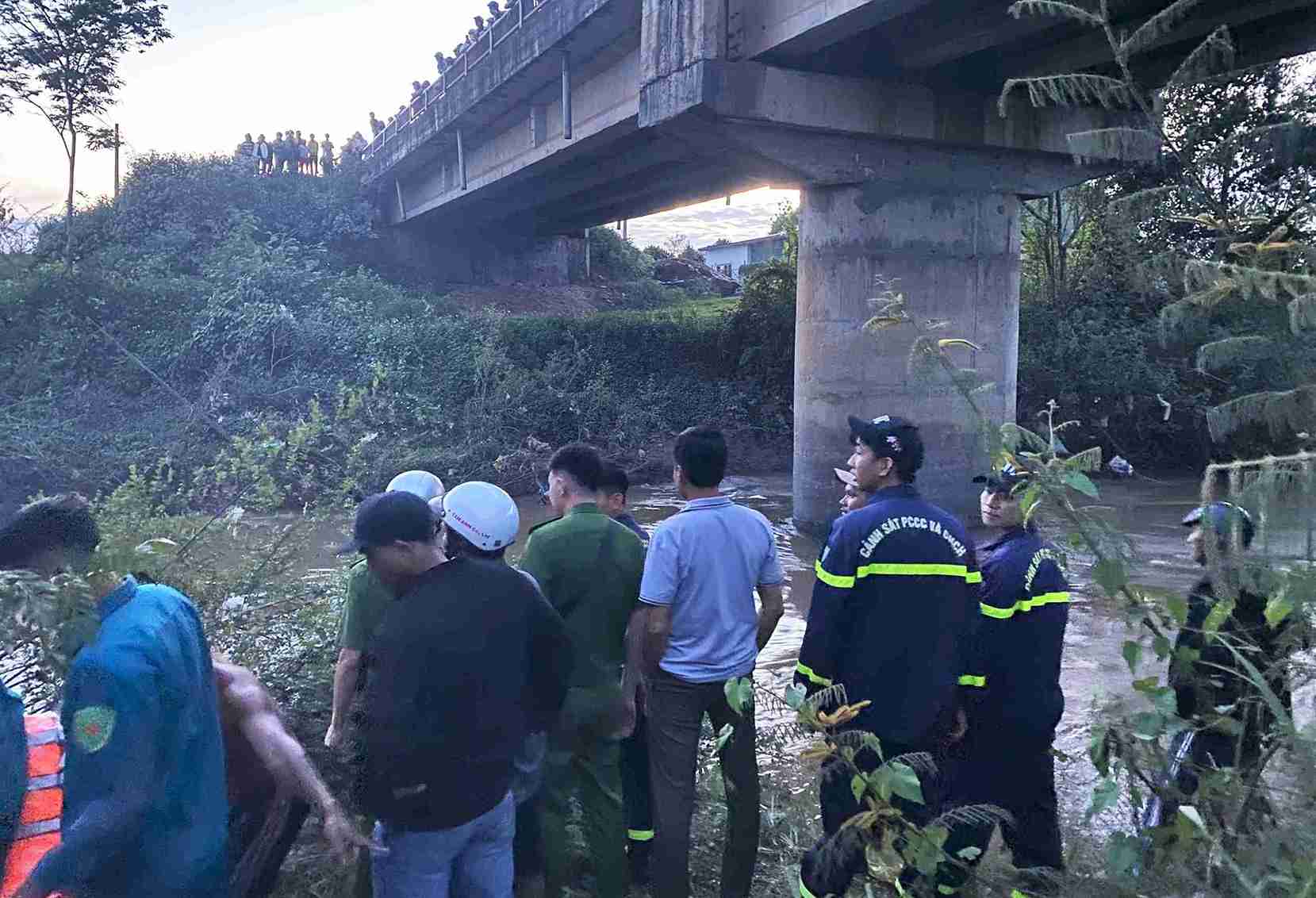 Tadia stream (Hoa Ninh commune, Lam Dong) where the drowning incident occurred, causing a teenager to be swept away and go missing. Photo: Phuc Khanh