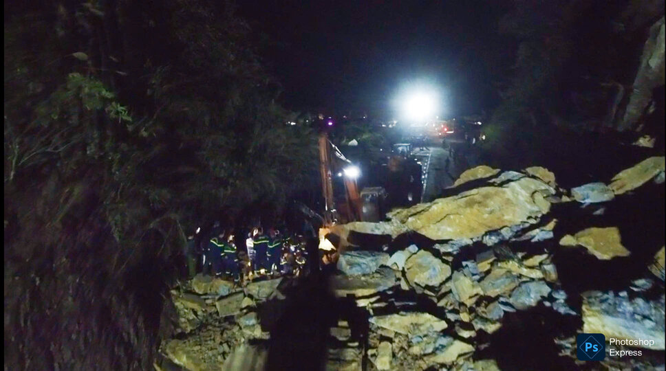 Du kien cac luc luong chuc nang se xuyen dem tim kiem nan nhan. Anh: Minh Nguyen