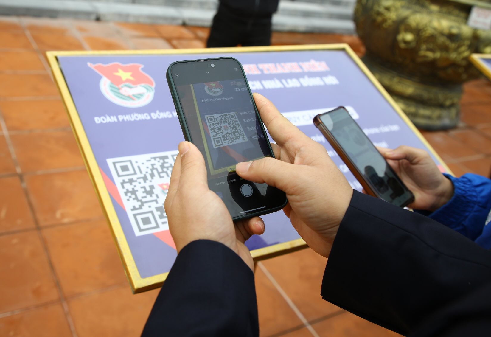 Many relics and works in Quang Tri have been digitized. Photo: Cong Sang