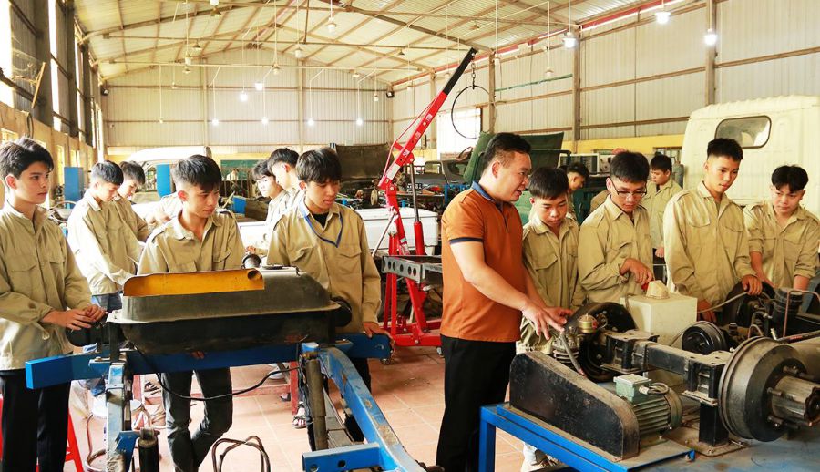 Vocational training has contributed to improving the quality of rural human resources in Tuyen Quang. Photo: Hoang Ngoc