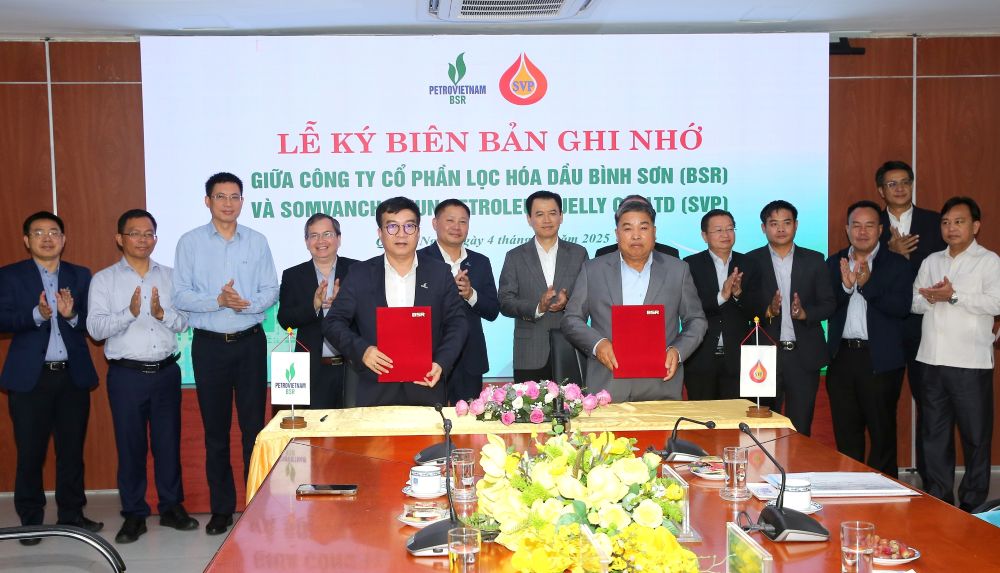 BSR ky hop tac voi Cong ty Somvanchaleun Petroleum Jelly (Lao)