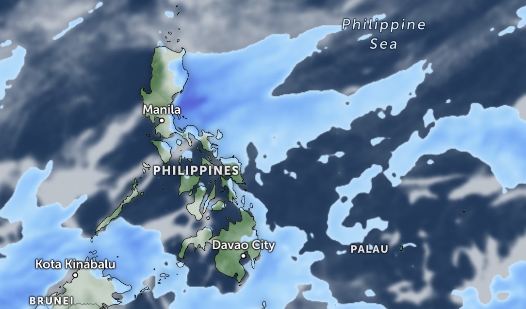 A new low pressure is forecast to form near the Philippines next week. Photo: Zoom Earth