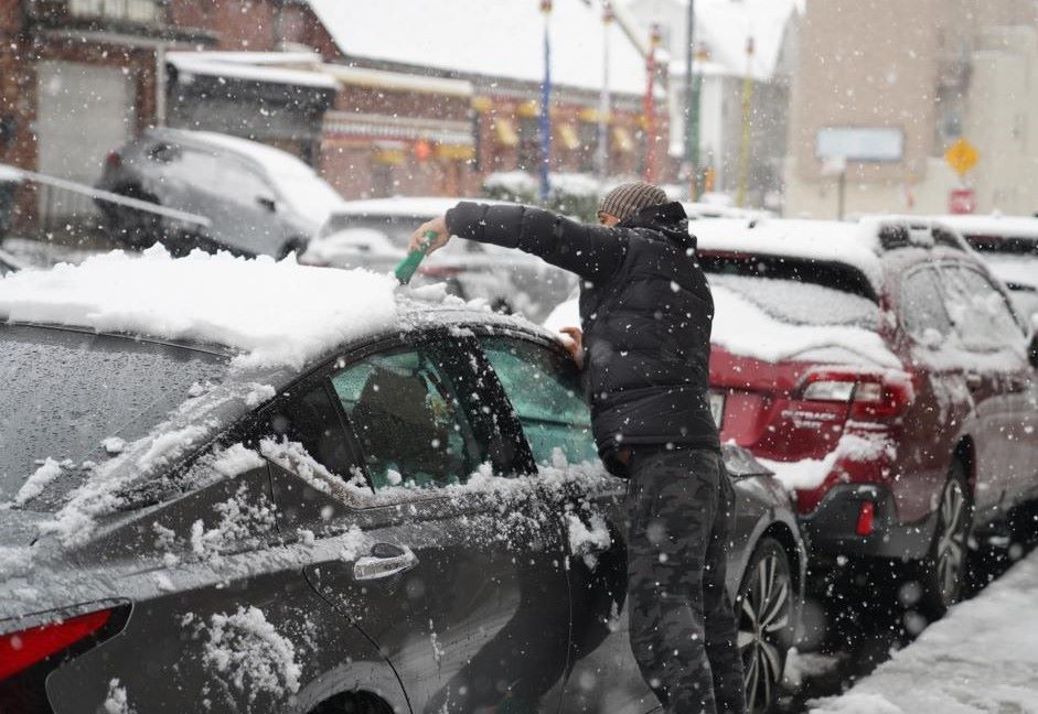 Cold air is expected to bring heavy snow to New York, US, on December 14, 2025. Photo: Xinhua