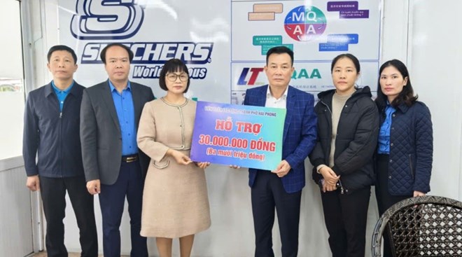 Hỗ trợ công ty ở Hải Phòng bị thiêu rụi 12.000 m2 nhà xưởng