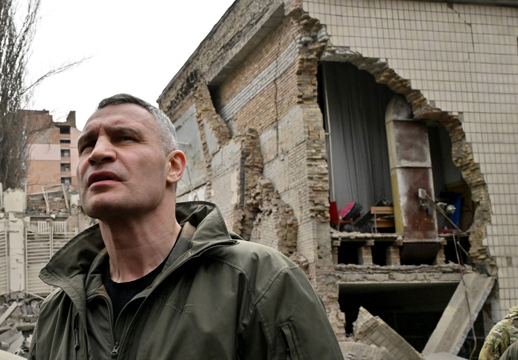 The Mayor of the capital Kiev (Ukraine), Mr. Vitaly Klitschko. Photo: AFP