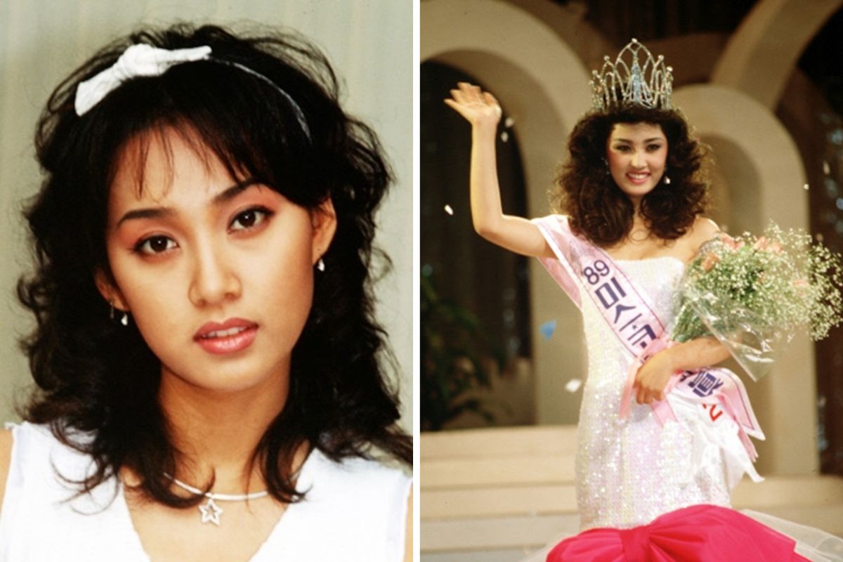 Oh Hyun Kyung dang quang Hoa hau Han Quoc nam 1989. Anh: Lotte