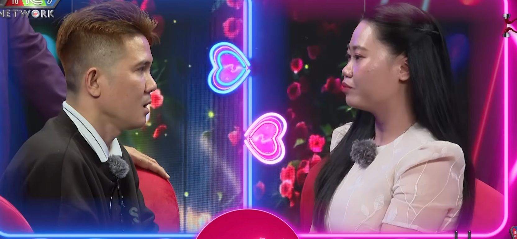 The couple on the show "You want to date". Photo: MCV Unit.